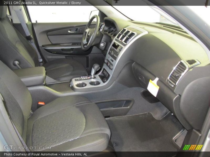 Quicksilver Metallic / Ebony 2011 GMC Acadia SL