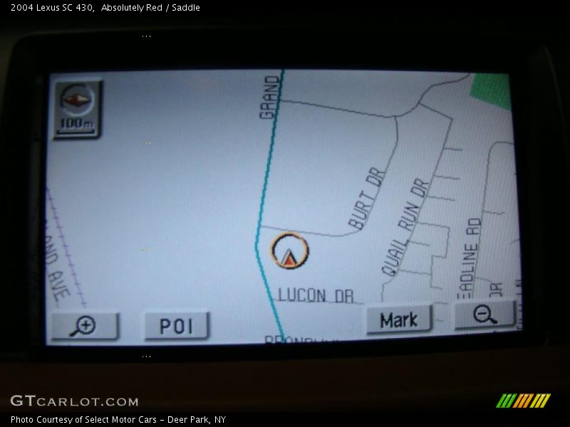 Navigation of 2004 SC 430