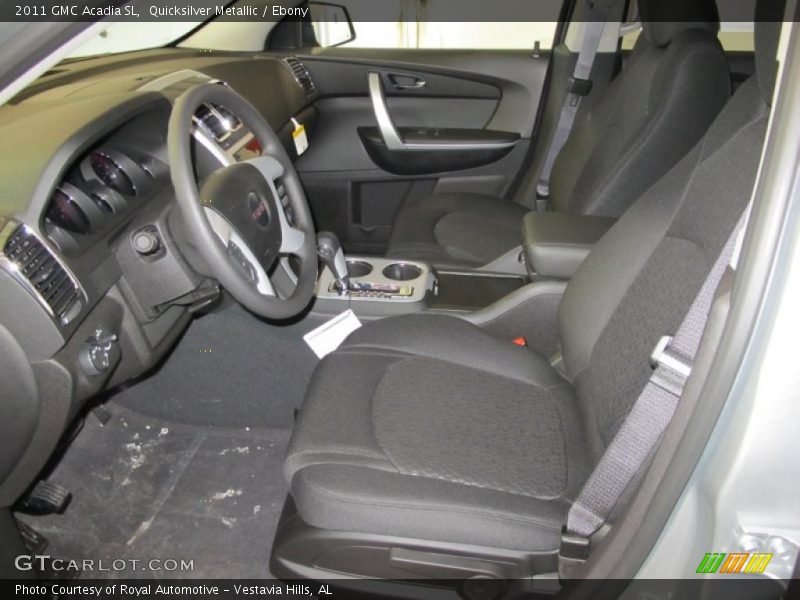 Quicksilver Metallic / Ebony 2011 GMC Acadia SL