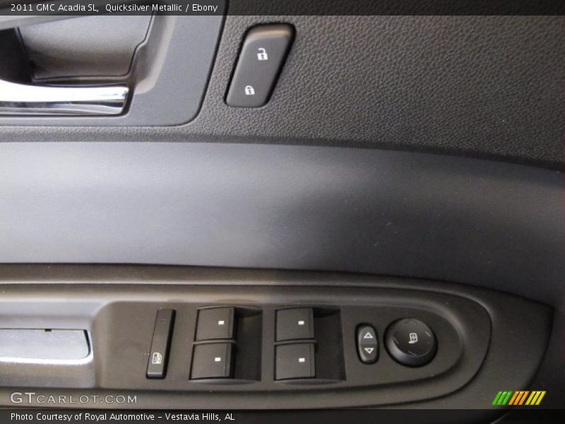 Quicksilver Metallic / Ebony 2011 GMC Acadia SL