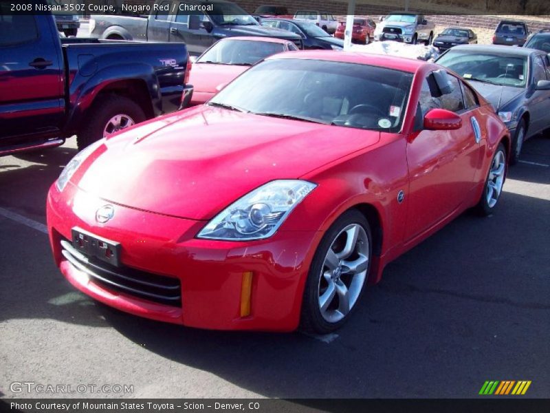 Nogaro Red / Charcoal 2008 Nissan 350Z Coupe