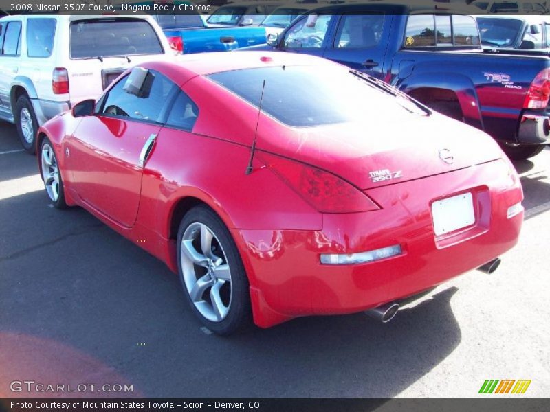 Nogaro Red / Charcoal 2008 Nissan 350Z Coupe