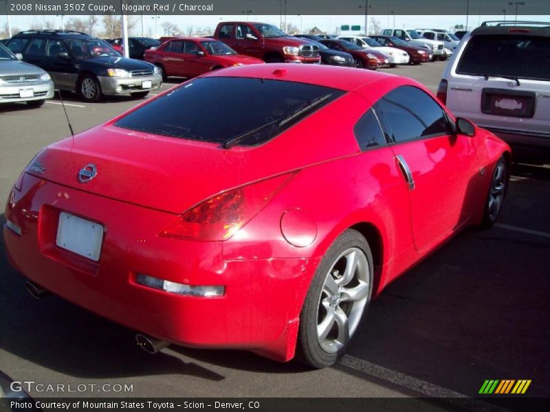 Nogaro Red / Charcoal 2008 Nissan 350Z Coupe