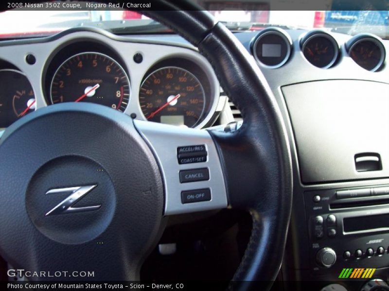 Nogaro Red / Charcoal 2008 Nissan 350Z Coupe