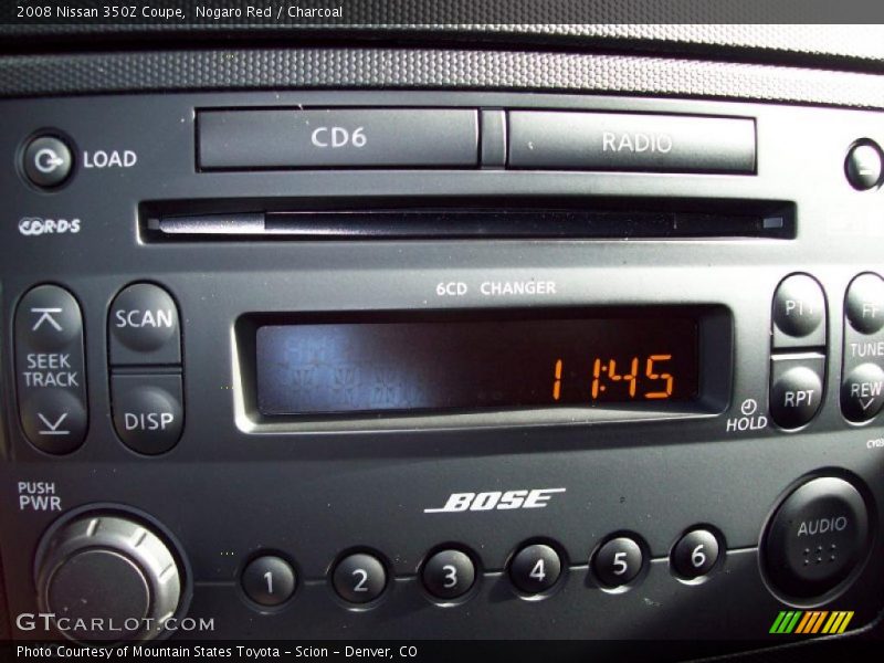 Nogaro Red / Charcoal 2008 Nissan 350Z Coupe