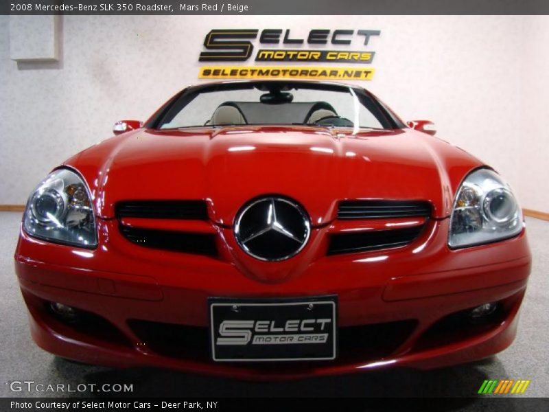 Mars Red / Beige 2008 Mercedes-Benz SLK 350 Roadster