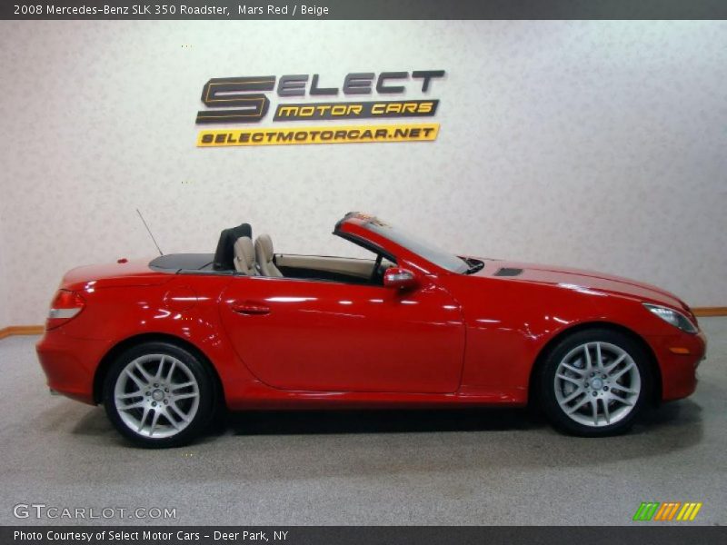 Mars Red / Beige 2008 Mercedes-Benz SLK 350 Roadster