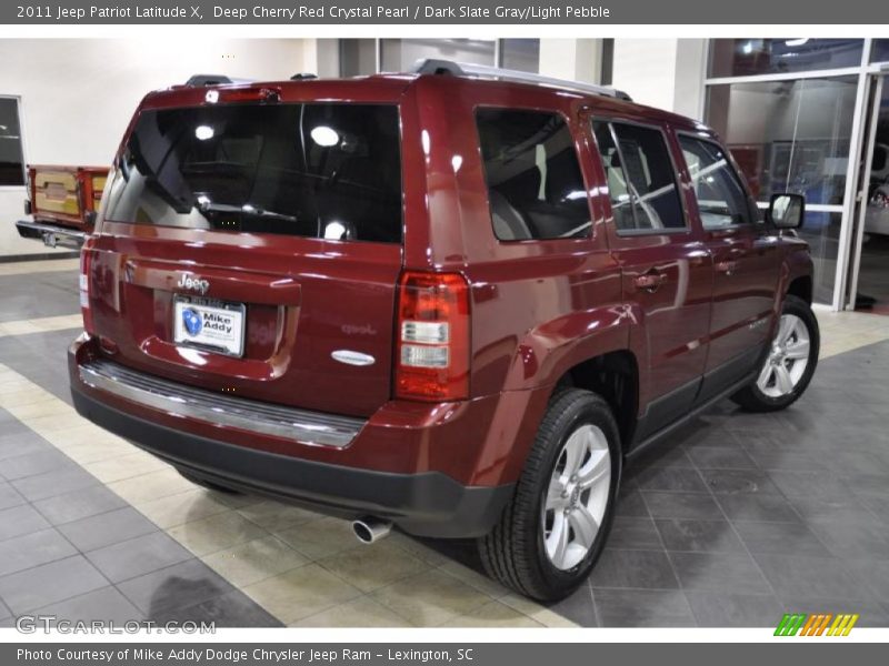 Deep Cherry Red Crystal Pearl / Dark Slate Gray/Light Pebble 2011 Jeep Patriot Latitude X