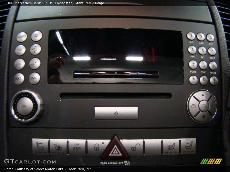 Controls of 2008 SLK 350 Roadster