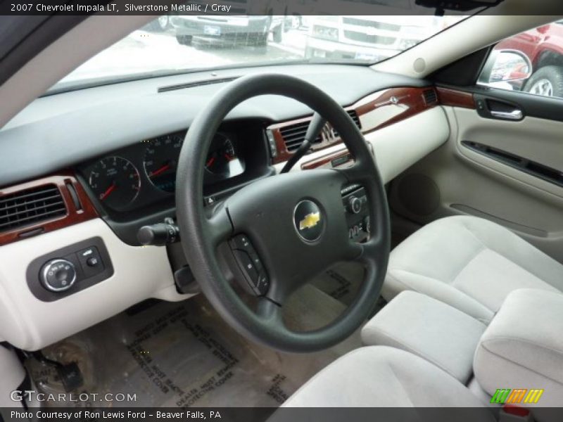 Silverstone Metallic / Gray 2007 Chevrolet Impala LT