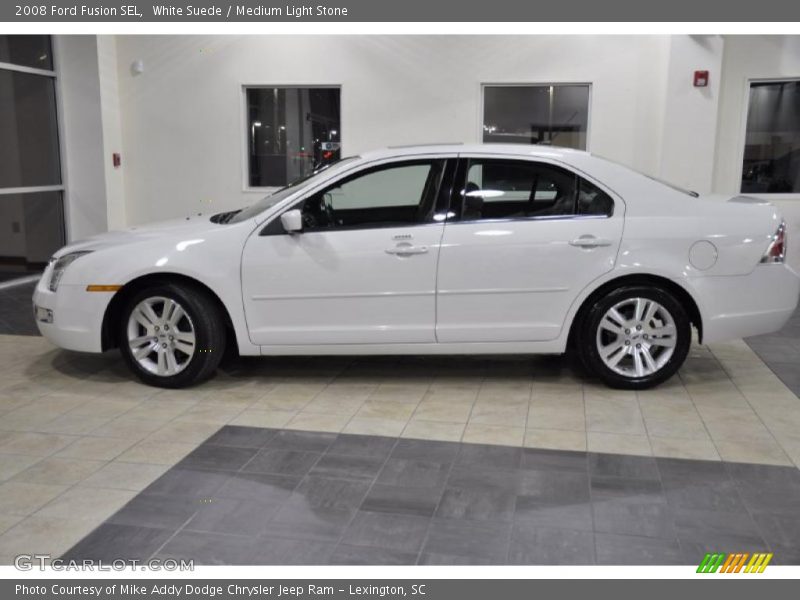 White Suede / Medium Light Stone 2008 Ford Fusion SEL