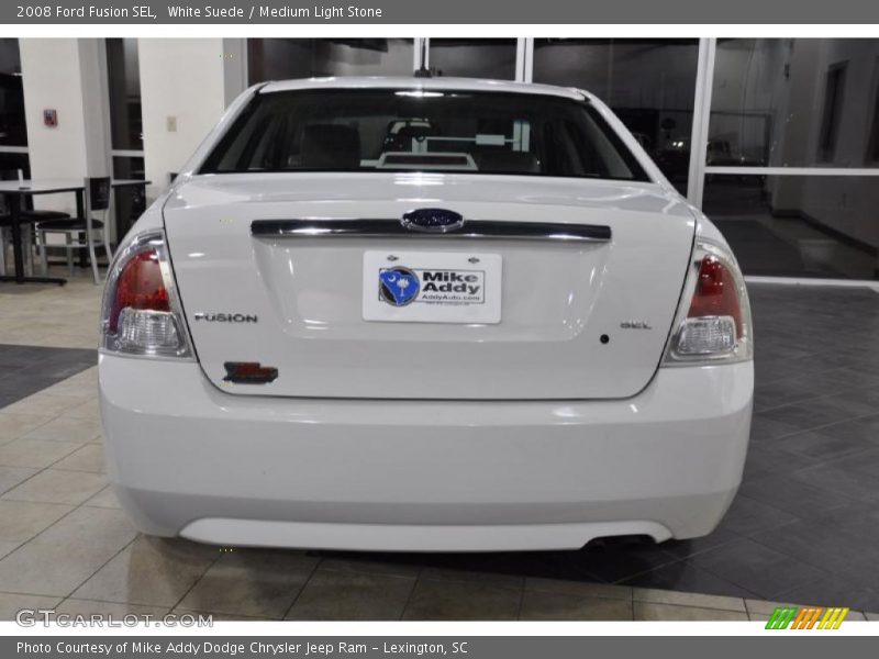White Suede / Medium Light Stone 2008 Ford Fusion SEL