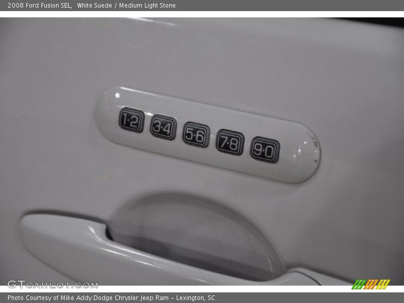 White Suede / Medium Light Stone 2008 Ford Fusion SEL