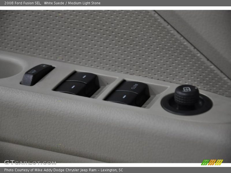 White Suede / Medium Light Stone 2008 Ford Fusion SEL