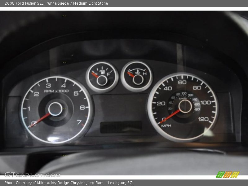 White Suede / Medium Light Stone 2008 Ford Fusion SEL