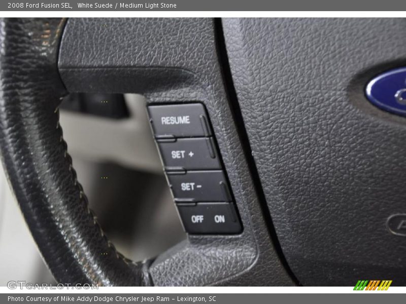 White Suede / Medium Light Stone 2008 Ford Fusion SEL