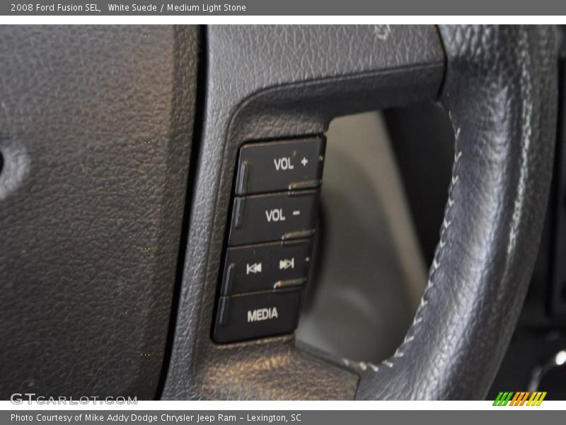White Suede / Medium Light Stone 2008 Ford Fusion SEL