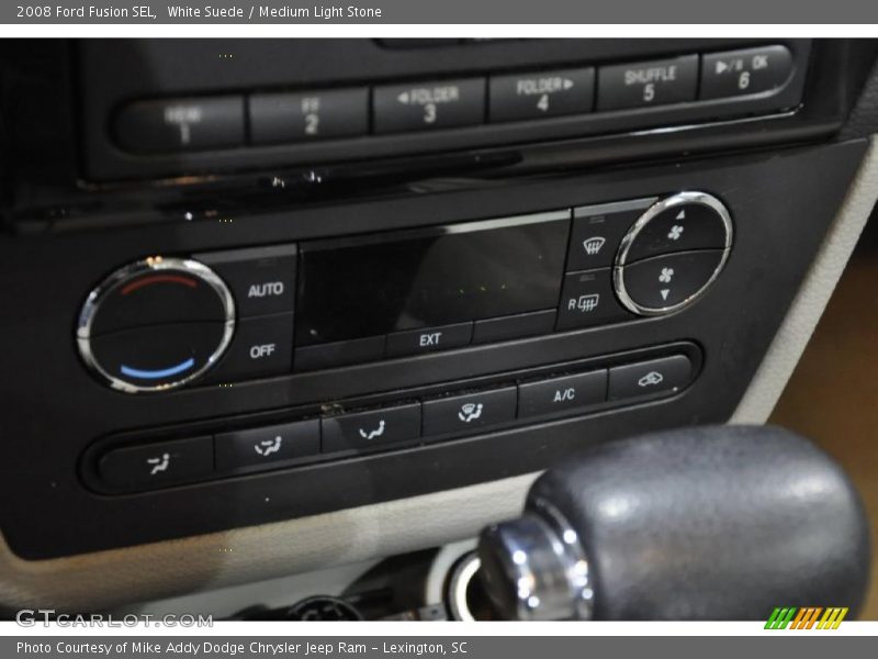 White Suede / Medium Light Stone 2008 Ford Fusion SEL