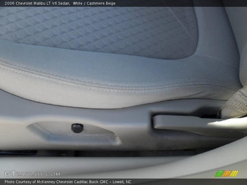 White / Cashmere Beige 2006 Chevrolet Malibu LT V6 Sedan