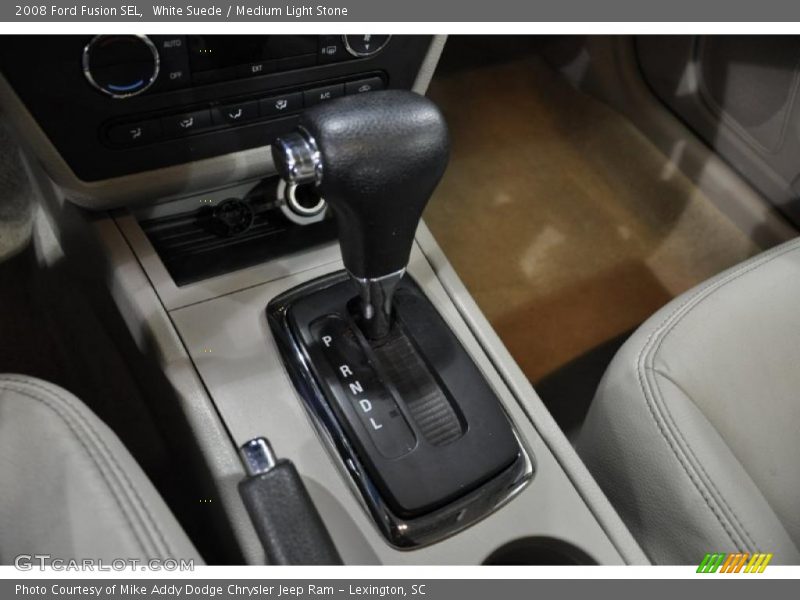 White Suede / Medium Light Stone 2008 Ford Fusion SEL