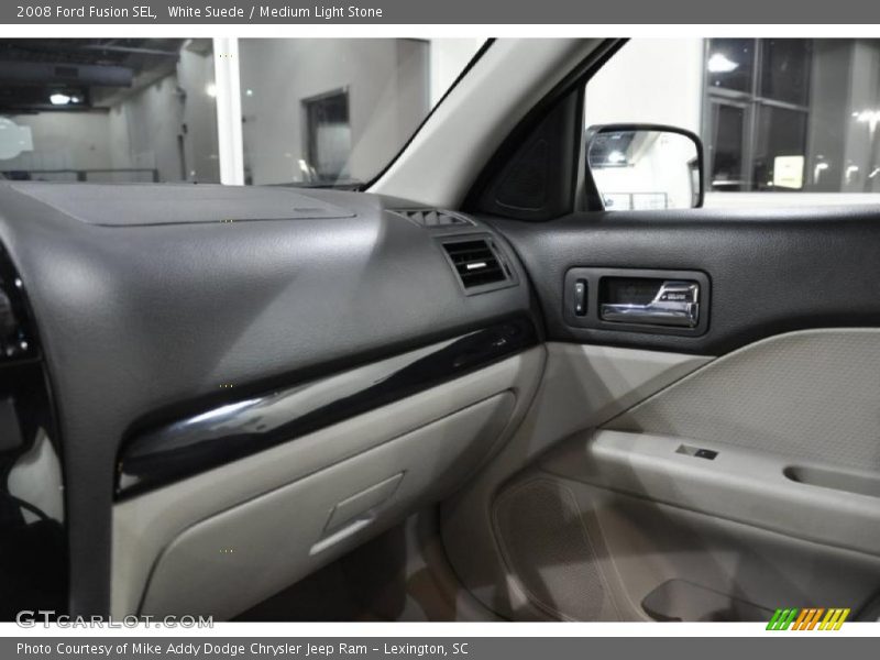 White Suede / Medium Light Stone 2008 Ford Fusion SEL