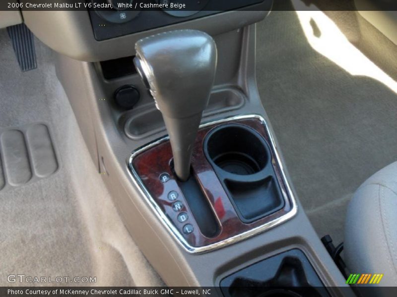 White / Cashmere Beige 2006 Chevrolet Malibu LT V6 Sedan