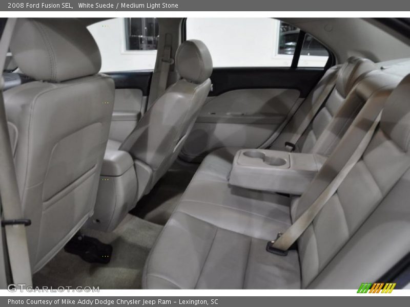 White Suede / Medium Light Stone 2008 Ford Fusion SEL
