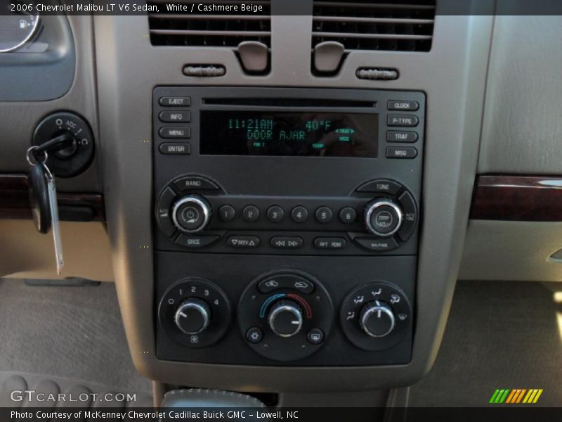 White / Cashmere Beige 2006 Chevrolet Malibu LT V6 Sedan