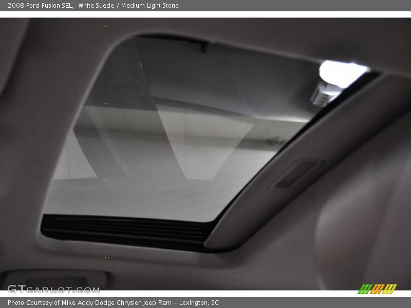 White Suede / Medium Light Stone 2008 Ford Fusion SEL