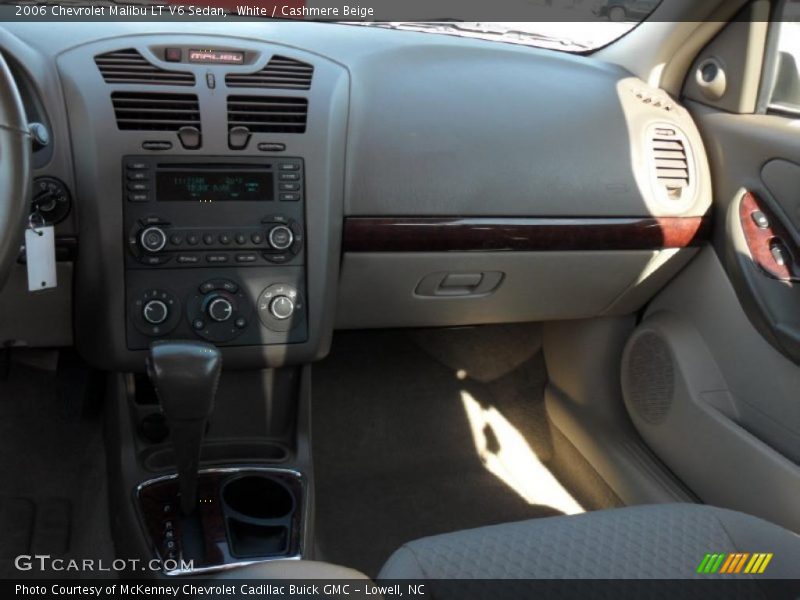 White / Cashmere Beige 2006 Chevrolet Malibu LT V6 Sedan