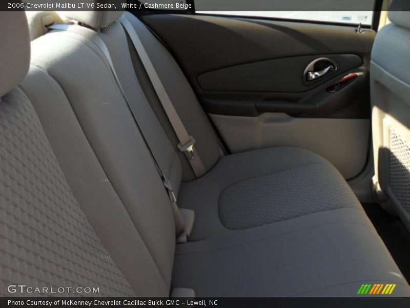 White / Cashmere Beige 2006 Chevrolet Malibu LT V6 Sedan