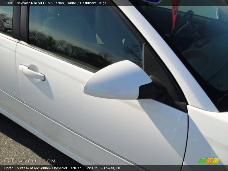 White / Cashmere Beige 2006 Chevrolet Malibu LT V6 Sedan