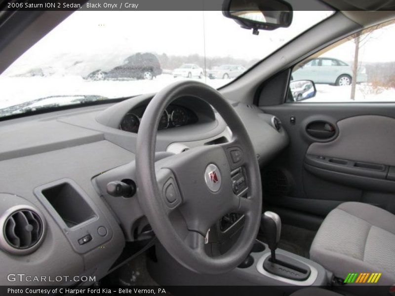 Black Onyx / Gray 2006 Saturn ION 2 Sedan