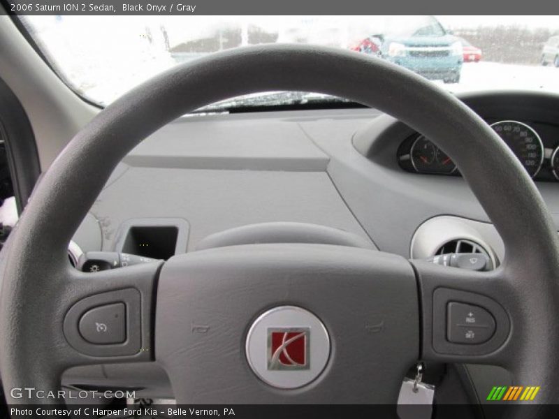 Black Onyx / Gray 2006 Saturn ION 2 Sedan