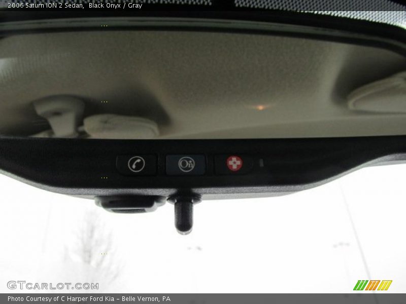 Black Onyx / Gray 2006 Saturn ION 2 Sedan