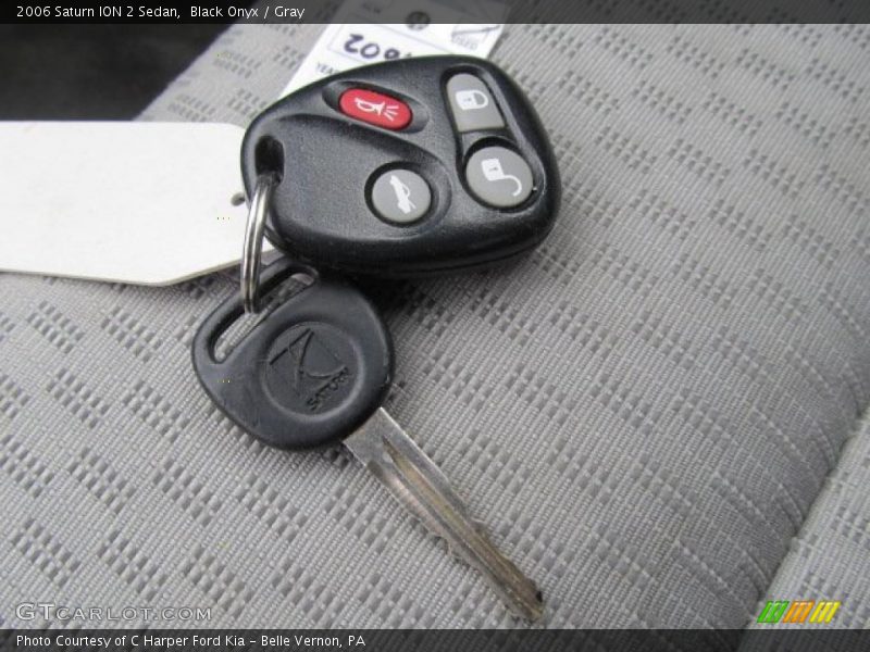 Black Onyx / Gray 2006 Saturn ION 2 Sedan