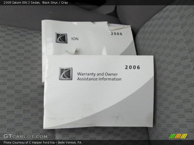 Black Onyx / Gray 2006 Saturn ION 2 Sedan