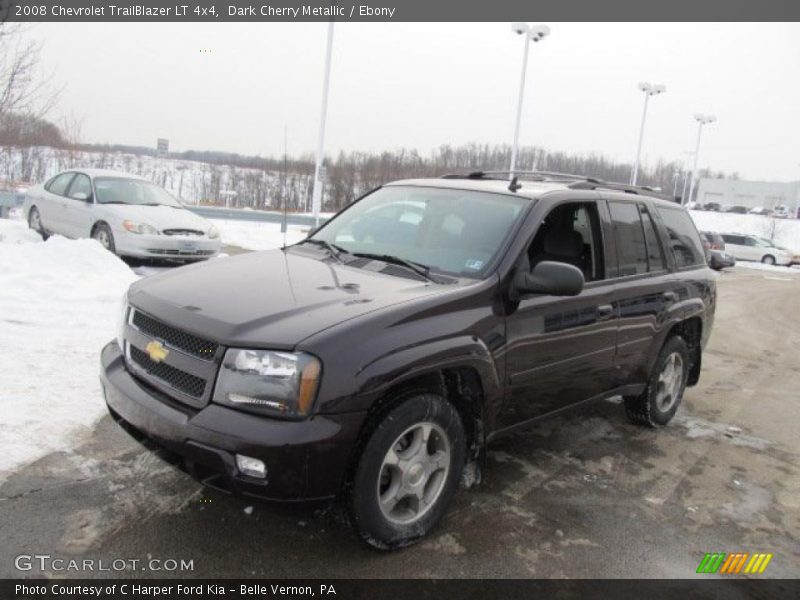 Dark Cherry Metallic / Ebony 2008 Chevrolet TrailBlazer LT 4x4