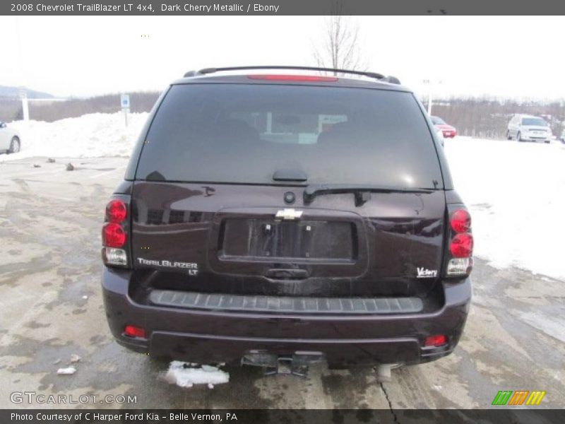 Dark Cherry Metallic / Ebony 2008 Chevrolet TrailBlazer LT 4x4