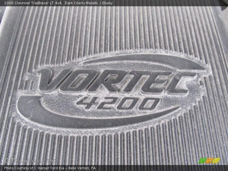 Dark Cherry Metallic / Ebony 2008 Chevrolet TrailBlazer LT 4x4