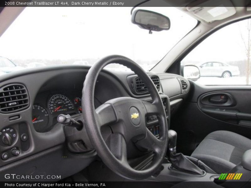 Dark Cherry Metallic / Ebony 2008 Chevrolet TrailBlazer LT 4x4