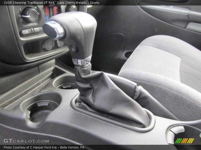 Dark Cherry Metallic / Ebony 2008 Chevrolet TrailBlazer LT 4x4
