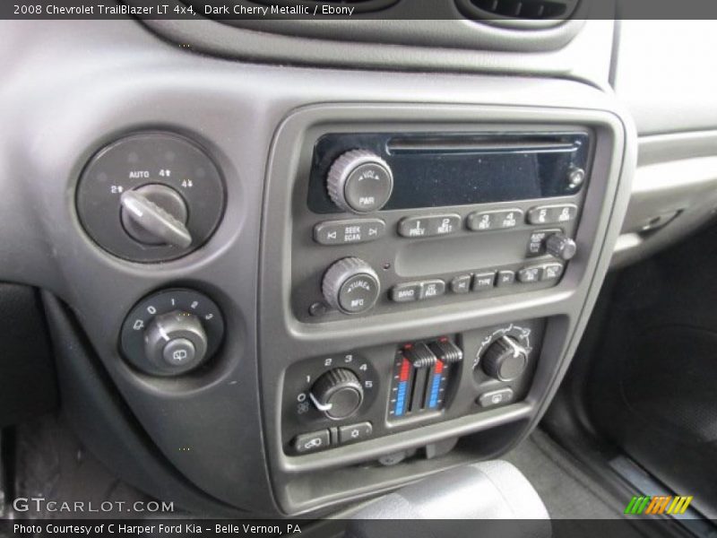 Dark Cherry Metallic / Ebony 2008 Chevrolet TrailBlazer LT 4x4