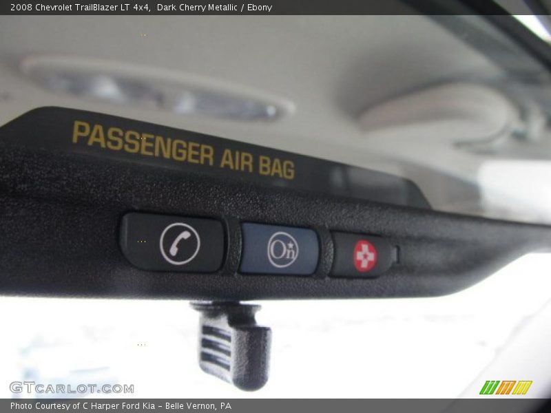 Dark Cherry Metallic / Ebony 2008 Chevrolet TrailBlazer LT 4x4