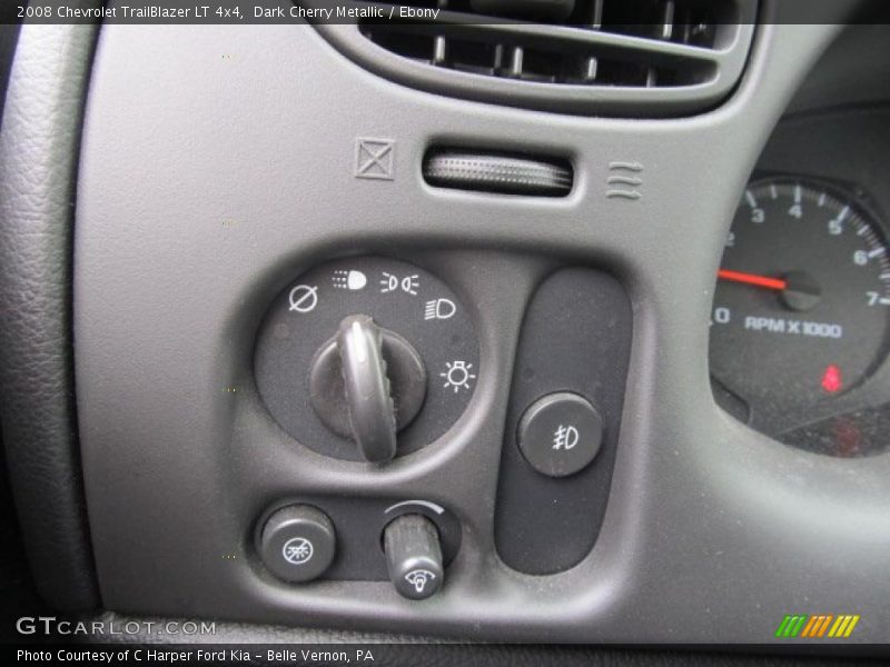 Dark Cherry Metallic / Ebony 2008 Chevrolet TrailBlazer LT 4x4