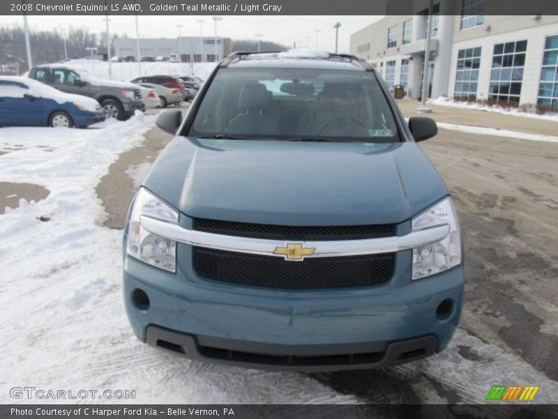 Golden Teal Metallic / Light Gray 2008 Chevrolet Equinox LS AWD