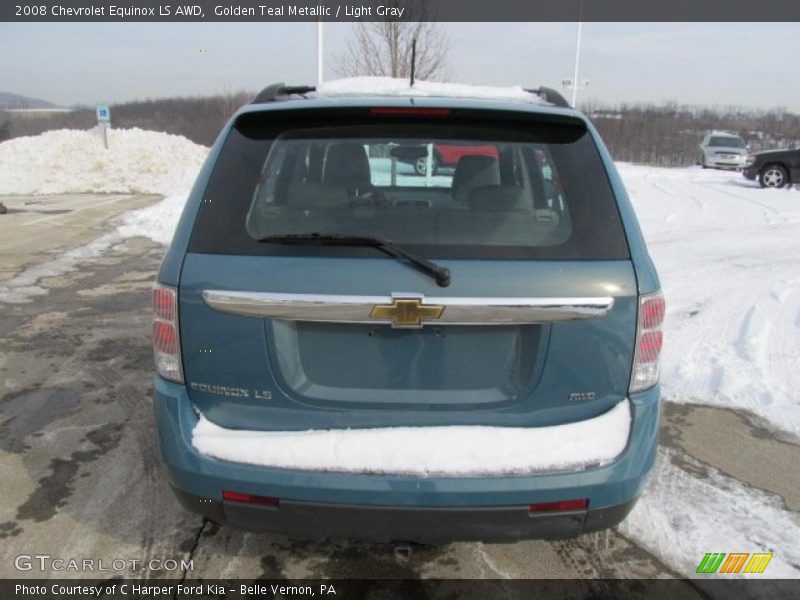 Golden Teal Metallic / Light Gray 2008 Chevrolet Equinox LS AWD