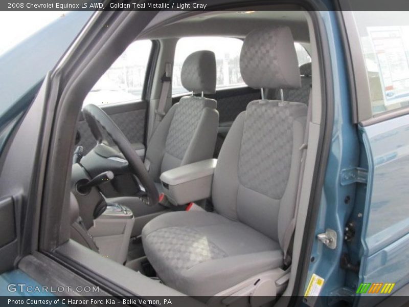 Golden Teal Metallic / Light Gray 2008 Chevrolet Equinox LS AWD