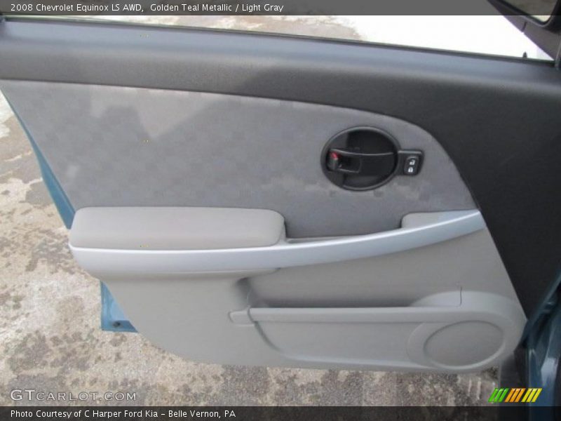 Golden Teal Metallic / Light Gray 2008 Chevrolet Equinox LS AWD