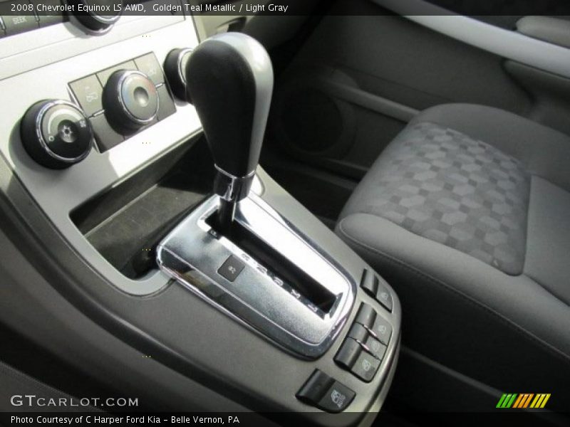 Golden Teal Metallic / Light Gray 2008 Chevrolet Equinox LS AWD
